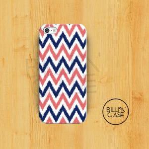 Iphone 5 / 5s Case - Red Blue Two Tone Drawing..